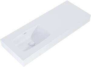 Elita Dimple mosdótál 121x46 cm négyszögletes klasszikus fehér 168868
