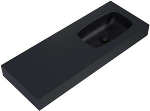 Elita Dimple mosdótál 121x46 cm négyszögletes klasszikus fekete 168879