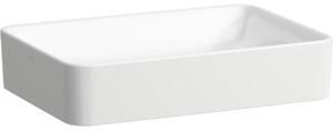 Laufen Pro S mosdótál 55x38 cm négyszögletes mosdótálak fehér H8129650001121