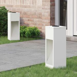 Napelemes LED Útjelző Lámpa 2 pcs Fehér Hidegen hengerelt acél