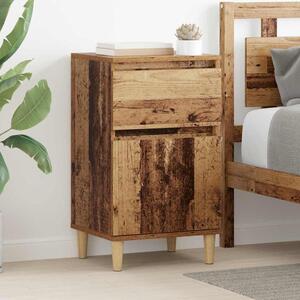 Éjjeliszekrény fiókkal 2 pcs Öreg fa 40 x 35 x 70 cm Faanyag