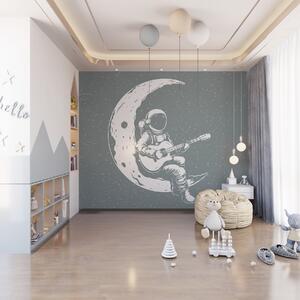 Fotótapéta Kozmonauta, Hold, gitár, Fotótapéta űr, w04514v1 : Uwalls.hu