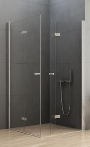 New Trendy New Soleo zuhanykabin 100x80 cm négyszögletes króm fényes/átlátszó üveg D-0150A/D-0152A
