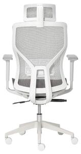 Vinsetto Ergonomikus irodai szék, derékpárna, 3D kartámaszok, ergonomikus, hálós szövet, szürke