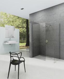 Ravak Walk-In zuhanykabin fal walk-in 80 cm ezüst fényes/átlátszó üveg GW9W40C00Z1