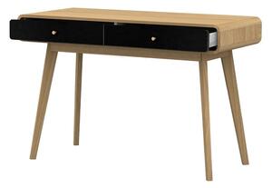 Íróasztal tölgyfa dekorral 50x120 cm Cassie - Støraa