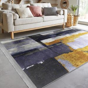 Sárga-sötétkék mosható szőnyeg 160x230 cm Unique – Mila Home