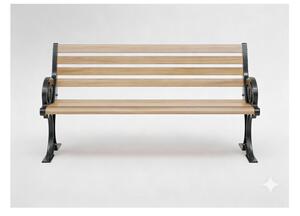 Alumínium kerti pad 150 x 58 x 74 CM