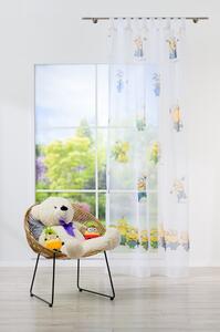 Átlátszó gyerek függöny 140x245 cm Minions - Mendola Fabrics