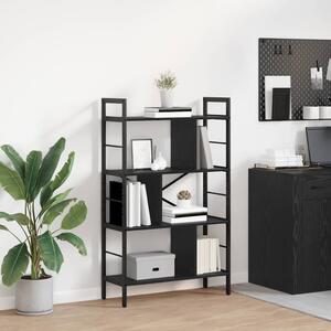 Könyvespolc Fekete tölgy 75 x 30 x 123,5 cm Faanyag