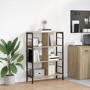 Könyvespolc Sonoma tölgy 82 x 32 x 112 cm Faanyag