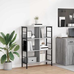 Könyvespolc Szürke Sonoma 82 x 32 x 112 cm Faanyag