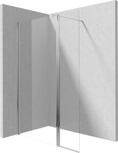 Deante Kerria Plus zuhanyfal 40 cm króm fényes/átlátszó üveg KTSX072P