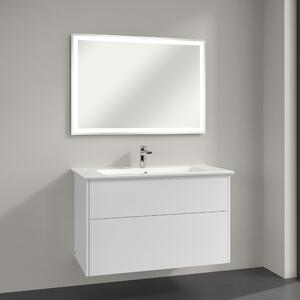 Villeroy & Boch Finero mosdó szekrénnyel és tükörrel 100 cm fehér S00303DHR1