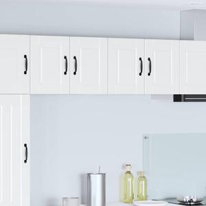 Konyhaszekrény polcokkal 2 pcs Fehér 60 x 31 x 40 cm Faanyag