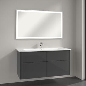 Villeroy & Boch Finero mosdó szekrénnyel és tükörrel 120 cm szürke S00304FPR1