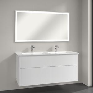 Villeroy & Boch Finero mosdó szekrénnyel és tükörrel 130 cm fehér S00305DHR1