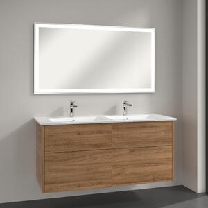Villeroy & Boch Finero mosdó szekrénnyel és tükörrel 130 cm tölgy S00305RHR1