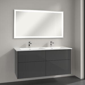 Villeroy & Boch Finero mosdó szekrénnyel és tükörrel 130 cm szürke S00305FPR1