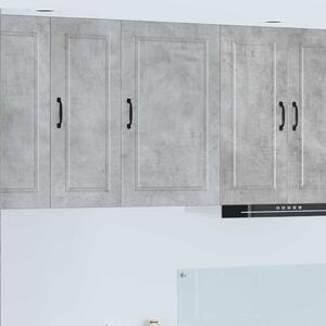 Konyhaszekrény polcokkal Beton Szürke 50 x 31 x 80 cm Faanyag