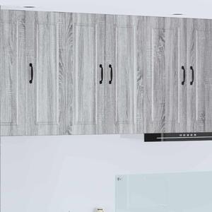 Konyhaszekrény polcokkal Szürke Sonoma 60 x 31 x 80 cm Faanyag