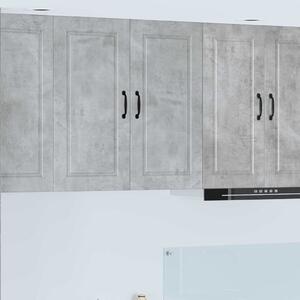 Konyhaszekrény polcokkal Beton Szürke 80 x 31 x 80 cm Faanyag