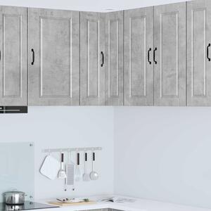 Konyhaszekrény polcokkal Beton Szürke 57 x 57 x 80 cm Faanyag