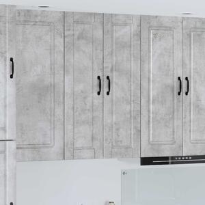 Konyhaszekrény polcokkal Beton Szürke 30 x 31 x 100 cm Faanyag