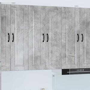 Konyhaszekrény polcokkal Beton Szürke 60 x 31 x 100 cm Faanyag