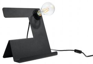 Sollux Lighting Incline asztali lámpa 1x60 W fekete SL.0669