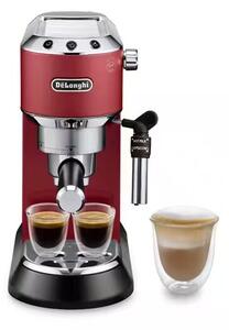 Delonghi ec685.r dedica style eszpresszó kávéfőző, tartály: 1,1 l, piros EC685.R