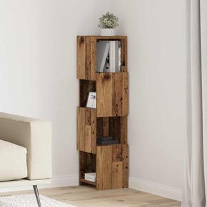 Sarokszekrény Öreg fa 25,5x25x102cm Faanyag