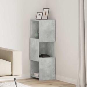 Sarokszekrény Beton Szürke 30,5x30x95cm Faanyag