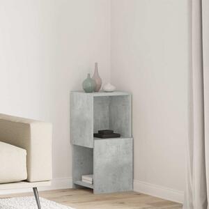Sarokszekrény Beton Szürke 30,5x30x65cm Faanyag