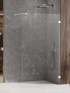 New Trendy Avexa White zuhanykabin fal walk-in 50 cm fehér matt üveg/átlátszó üveg EXK-2916