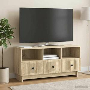 VidaXL TV szekrény fiókkal Sonoma Tölgy 102 x 34,5 x 50 cm Szerelt Fa