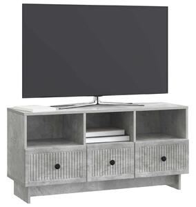 VidaXL TV szekrény fiókkal Betonszürke 102 x 34,5 x 50 cm Szerelt Fa