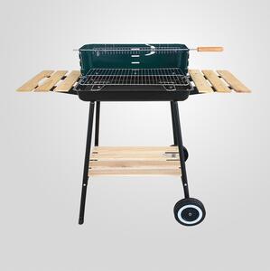 MIR244 téglalap alakú görgős széngrill