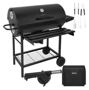 Kerti grill kézi fúvókával és védőhuzattal
