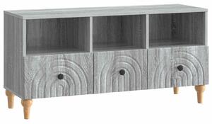 VidaXL TV szekrény Szürke Sonoma 102 x 34,5 x 50 cm Mérnöki fa