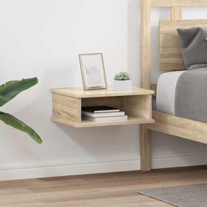 Éjjeli asztal 2 pcs Sonoma tölgy 40 x 31 x 15 cm Faanyag