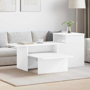 Konzolasztal Fehér 91,5 x 35 x 38,5 cm Faanyag