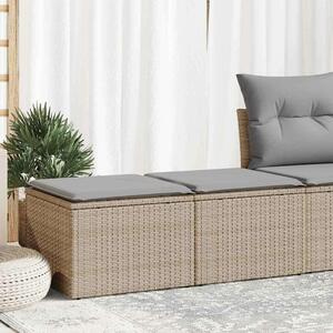 VidaXL Polyrattan Kerti Ülőgarnitúra - Bézs - 2 részes