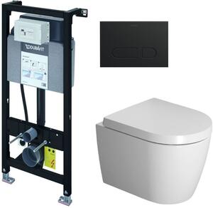 Set WC csésze Duravit ME by Starck 2530092000, beépíthető keret Duravit DuraSystem WD1011000000, 0020190000, WD5001031000