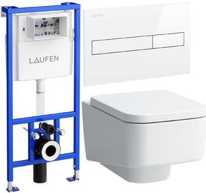Set WC csésze Laufen Pro S H8209620000001, beépíthető keret Laufen Lis H8946600000001, H8919610000001, H8956610000001