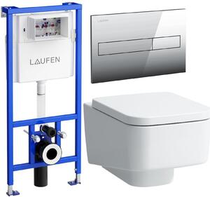 Set WC csésze Laufen Pro S H8209620000001, beépíthető keret Laufen Lis H8946600000001, H8919610000001, H8956610040001