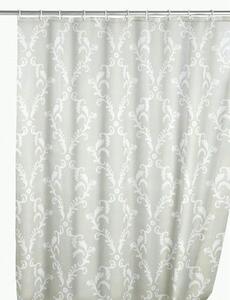 Wenko Baroque zuhanyfüggöny 200x180 cm fehér 20048100