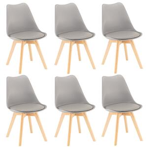 Silla étkezőszék 6 db szürke színben