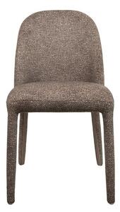 King Home TUYA szék barna poliészter kárpitozott ergonomikus