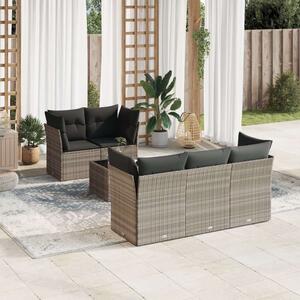 VidaXL Polyrattan Kerti Ülőgarnitúra - 6 részes